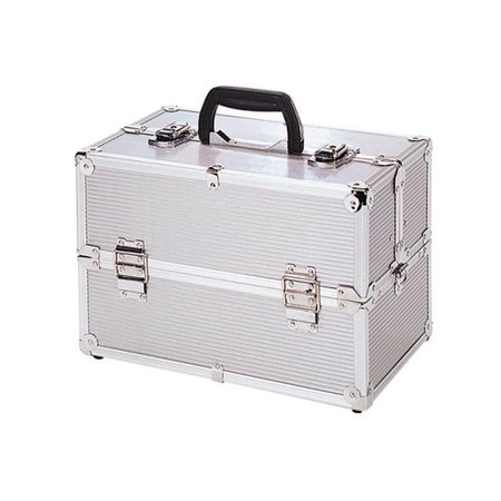 TZ CASE TZ Case TC-06 SS Basic Beauty Case; Silver Stripe TC-06 SS